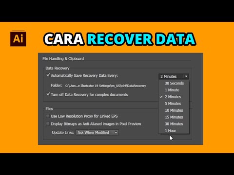 #20 Data Recovery di Adobe Illustrator | Cara Recovery Data
