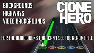 Clone Hero Tutorial Backgrounds Highways And Video Backgrounds