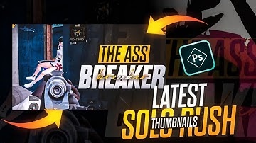 How To Make Thumbnail Like @SoloRush03 On Android|Solo RushThumbnail |PSCC| BGMI Thumbnail Tutorial