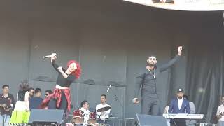 Garry Sandhu || Jasmine Sandalas || Performing Live Laddu Song || Mill Woods, Edmonton| Canada 2017