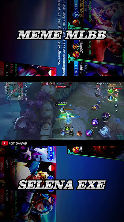 ASUPAN MEME ABSURD MLBB‼️SELENA EXE LINK FULL DIKOMEN🔥😈