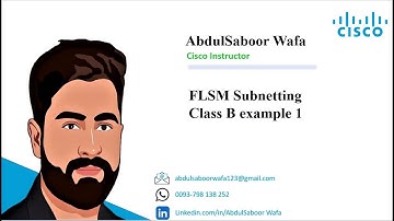 FLSM, Class B, Example CCNA 200-301