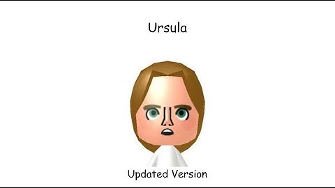 Ursula Mii from Wii Sports Resort (Updated Version)