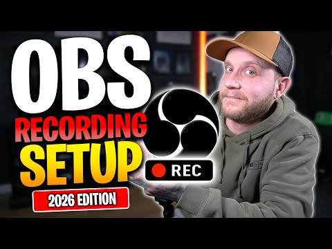 Best OBS Recording Settings 2026 ⚙️ Setup Guide (High Quality 60 FPS)