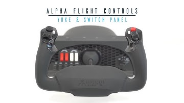 Honeycomb Aeronautical Alpha Flight Controls Yoke & Switch Panel