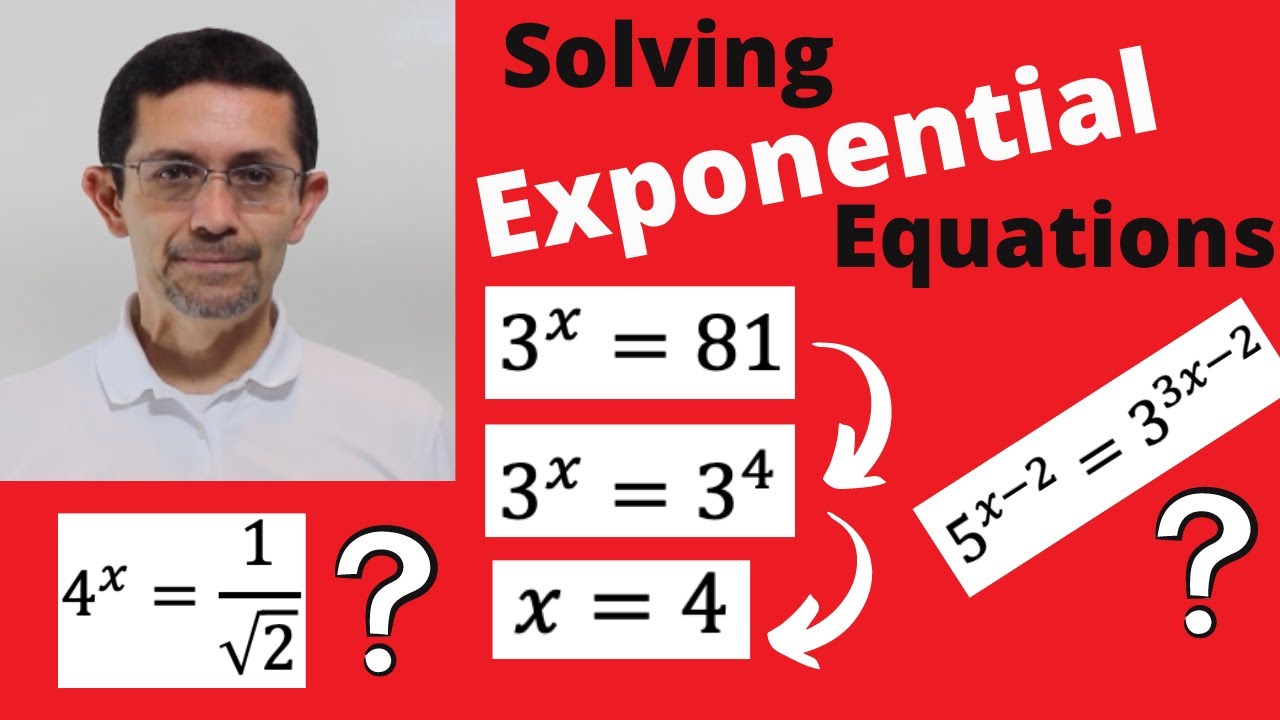 Solving Exponential Equations SuperMath4U - YouTube