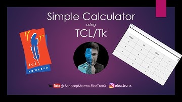 Simple Calculator using TCL/TK