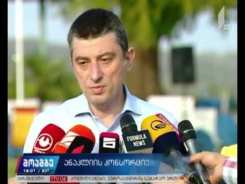 გიორგი გახარიას განცხადება ანაკლიის პორტის პროექტის თემაზე