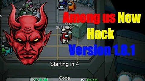 Among Us New Hack Mod Menu | Version 1.8.1 | KAMALTHESUPERBOY