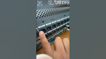 ¿Cómo conectar y enviar señal a un monitor?  #x32 #audio #sonido #behringerx32 #monitoreo