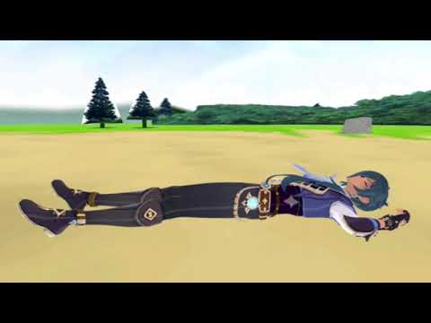 MMD Kaeya and Diluc KOed GyakuRyona [MMD リョナ]