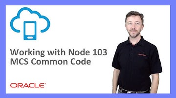 MCS: 49. Working with Node 103 - MCS Common Code