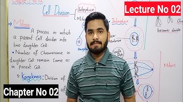 Mitosis Class 8 In Urdu Hindi By Haider Ali || Science Class 8 || Chapter No 02 || Lec# No 02