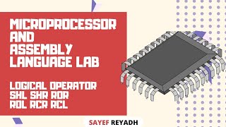 Assembly Language Tutorial Bangla EMU8086 - 18 - Logical Operator SHL SHR ROR ROL RCR RCL - বাংলা
