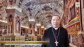 LỜI CẢM ƠN CỦA ĐỨC TỔNG Gm GIUSE VŨ VĂN THIÊN SAU KHI NHẬN DÂY PALLIUM TẠI VATICAN