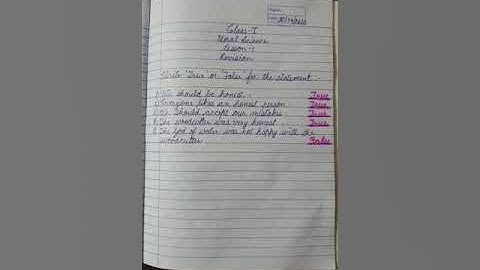 Class 1st ll Moral Science ll Being clean and tidy-part 1