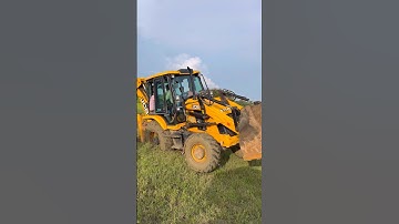 Stuck Badly in Mud! 💪 JCB 3DX 4X4 | Real Power Test #JCB #shorts #ballubhaivideos