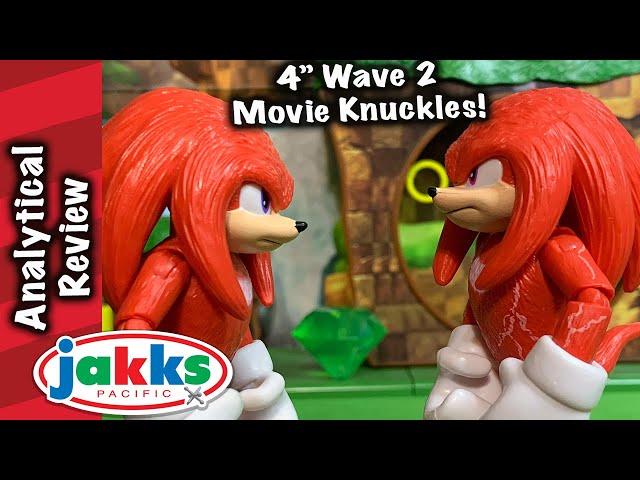 Knuckles The Echidna - Sonic the Hedgehog Super Posers wave 2 Action Figure  - Arte em Miniaturas