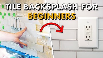 How To Install Subway Tile 🛠 Installing TILE BACKSPLASH for the FIRST TIME