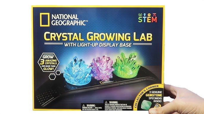 NATIONAL GEOGRAPHIC Rock Collection Box for Kids – 300+ Piece Gemstones  Multi