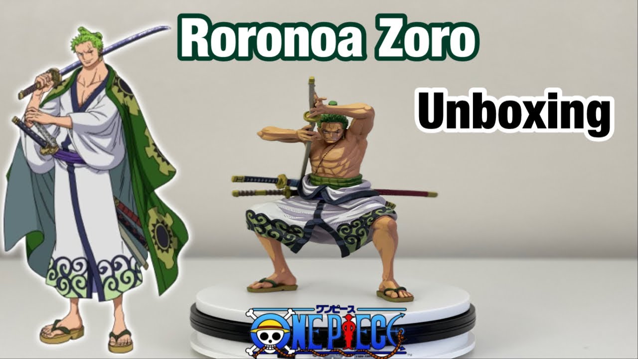 One Piece - World Figure Colosseum 3 Super Master Stars Piece Roronoa Zoro  Two Dimensions | Unboxing