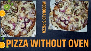 Pizza without Oven ||Without Yeast||Simple Pizza Recipe||HomeMade Pizza||@Kashmiri Cooking