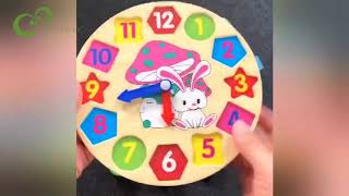 Colorful Bamboo Counting Sticks Clock Toy Mathematics Montessori Teaching Aids Counting Rod Kids Pre