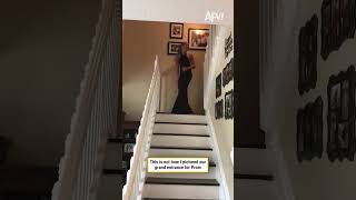 This is not how I pictured our grand entrance for Prom