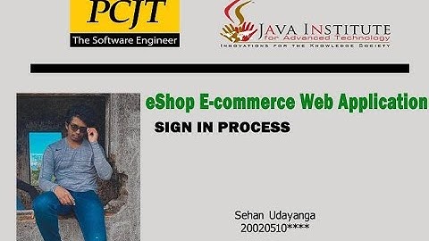 Web Project Task 03 | 1st Year | Semester 01 | Java Institute