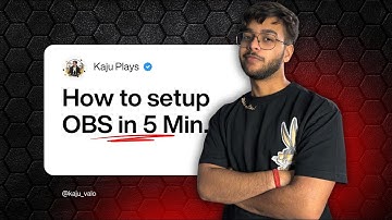 SETUP OBS IN JUST 5 MINS I EASY AND FAST TUTORIAL