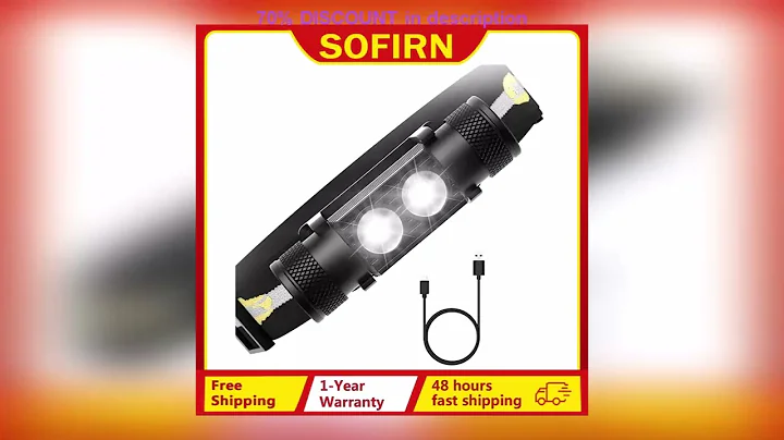 A must-have product! H25S LED Headlamp 18650 Battery Powerful Headlight 1200 Lumens SST40 USB Rech