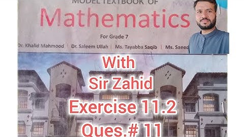 Class 7 Maths exercise 11.2 Q.11 solved. #maths #school #education #solution 