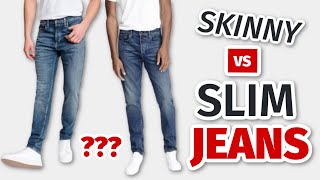 slim v skinny jeans