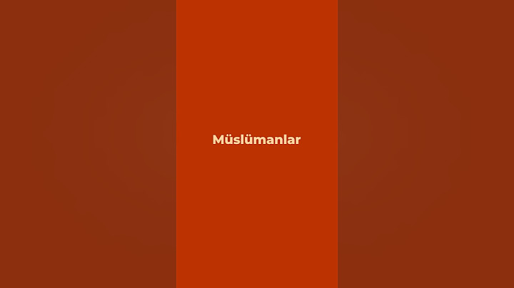 Müslümanlar Neden Kaybediyor?