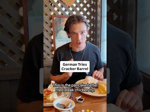 German Tries Cracker Barrel