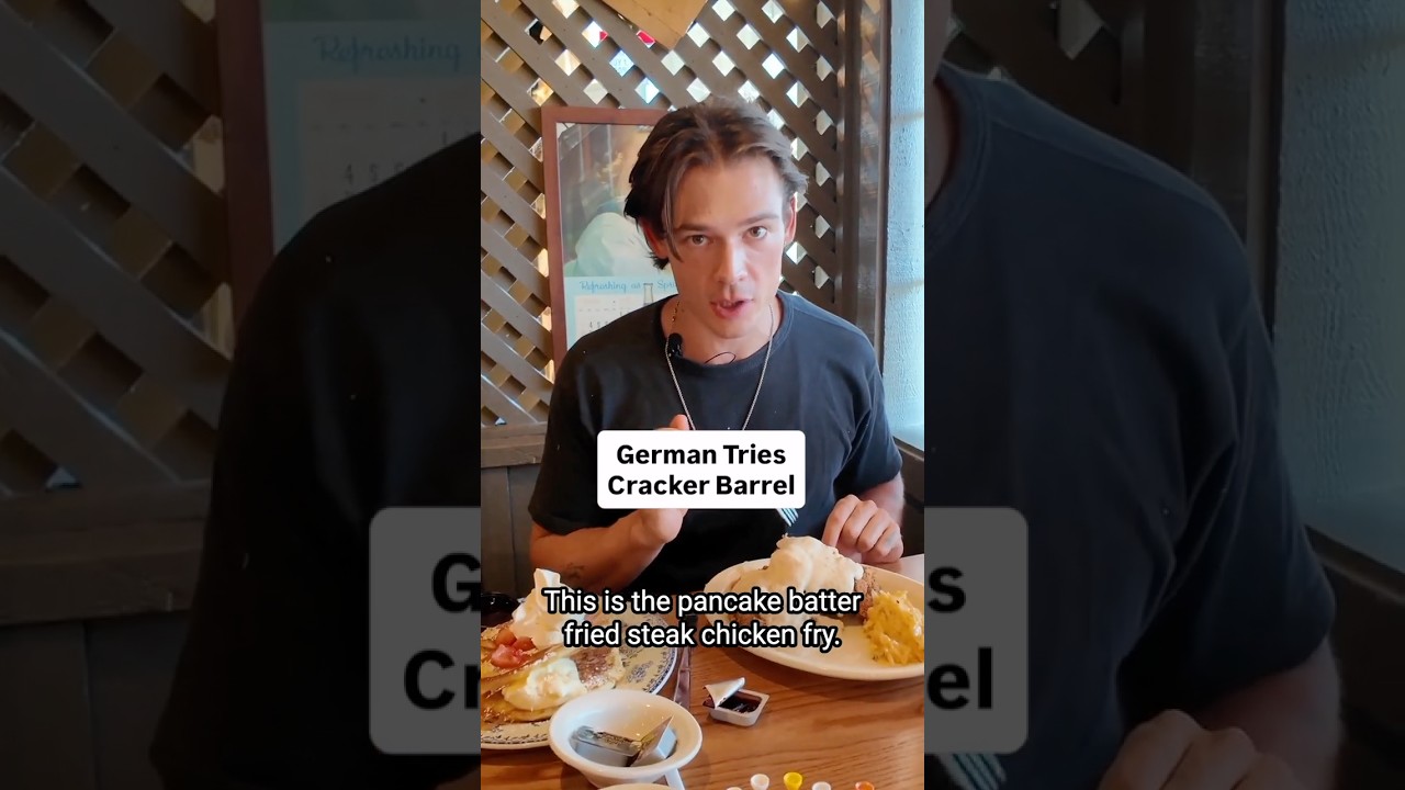 German Tries Cracker Barrel