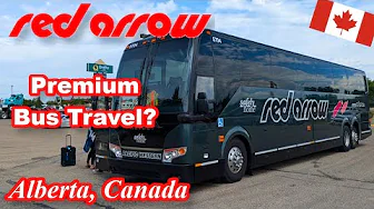 Canada Premium Highway Bus | RED ARROW | Edmonton - Calgary