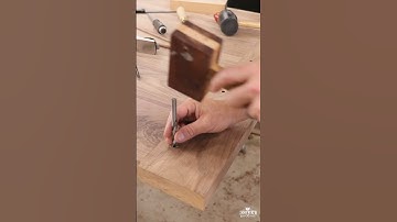 How to set a breadboard end #woodworking #joinery #tenon