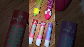 Kolik máte juicy bombů? 😜 #juicybomb #juicy #lipoil #lipgloss #essence #cosmetic #beauty #foryou