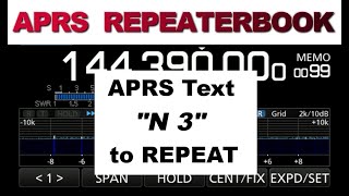 Discover voice repeaters in your area using APRS packet
