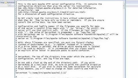 Setting up Wamp Server 2 -- Part 2