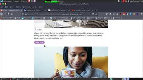 Offline password cracking