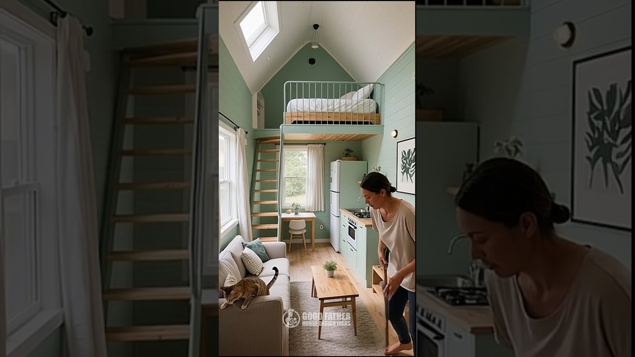 Beautiful and Cozy Loft House Interior That Feels Open and Calm