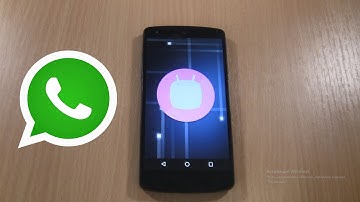 WhatsApp Stock Android 6 Incoming Call\Screen recording
