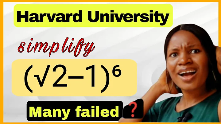 A Harvard University interview question| can you pass this entrance exam?
