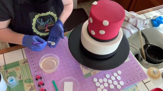 Minnie Mouse Hat Cake Topper! How To Make A Minnie Mouse Hat Cake Topper! 
