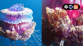 JELLYFISH | Houdini + C4D + Octane