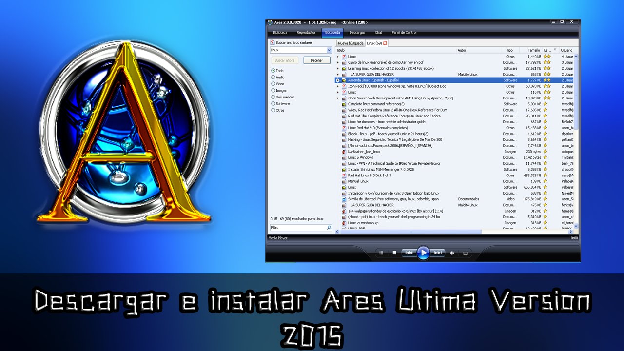 Descargar Ares 2.3.0 (Sin Virus) [Ultima Versión 2017 