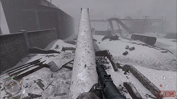 COD2 - You cannot shot enemies from here but they can kill you