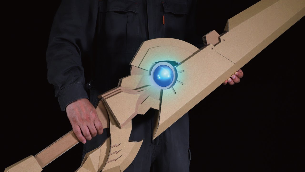 【パズドラ】ルシファーの剣をダンボールでつくる【P＆D】Making  LUCIFER’s Sword with cardboard